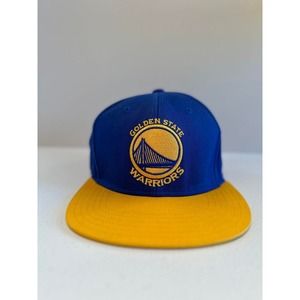 Kids Golden State Warriors Snapback Hat Cap Boy Girl NBA Adidas Blue Yellow